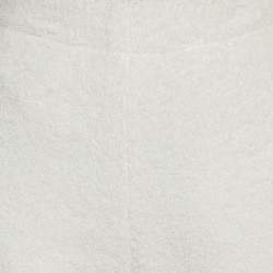 Alaia White Terry Cotton Straight Leg Track Pants S