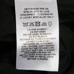 Alaia Black Poplin Leather Buckle Mini Japanese Dress XS