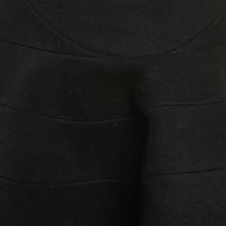 Alaïa Black Wool Mini Skirt M