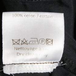 مملوكة مسبقًا فستان قميص بأكمام طويلة قطني أسود علايا مقاس كبير (لارج)