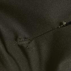 Pre Owned Alaia Black Jersey High Rise Leggings S