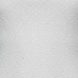 Pre Owned فستان علايا محبوك مزخرف أبيض بدون أكمام واسع بطول الركبة مقاس صغير - سمول