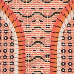 Pre Owned Alaia Multicolor Jacquard Patterned Knit Short Skirt M