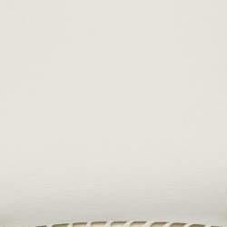 Pre Owned Alaia White Stretch Knit Cut-Out Crop S