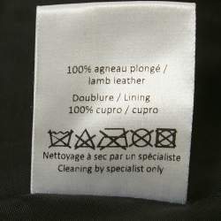 مملوكة مسبقًا شورت ألايا جلد أسود مثني متوسط الحجم