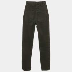 مملوكة مسبقًا Alaia Black Denim High Rise Jeans S