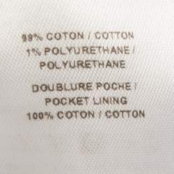 Pre Owned Alaia Blue Ice Denim Low Waist Round Jeans S Waist/26"