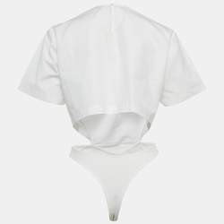 Pre Owned بوديسوت قطن أبيض علاءيا ديكي مقاس صغير (سمول)