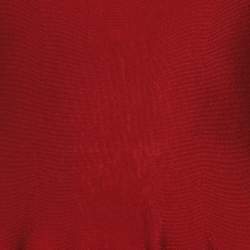 Pre Owned Alaia Red Jersey Mini Dress S