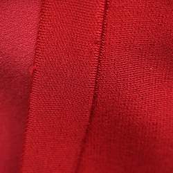 Pre Owned Alaia Red Jersey Mini Dress S