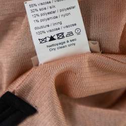 Pre Owned Alaia Black Perforated Knit Sleeveless Maxi Dress S