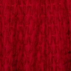 Pre Owned Alaia Red Chenille Wool Patterned Long Sleeve Skater Dress M