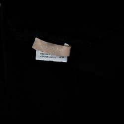 Alaia Black Knit Button Front Cropped Cardigan S