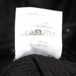 Pre Owned Alaia Black Wool Blend Corset Flare Mini Dress M