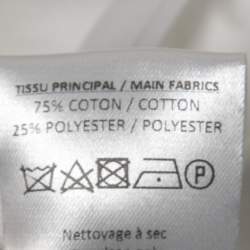 Pre Owned Alaia White Cotton Pleated Corset Mini Dress M