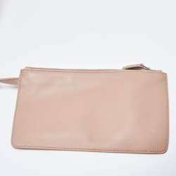 Pre Owned Alaia Beige Laser Cut Leather Angele 25 Tote