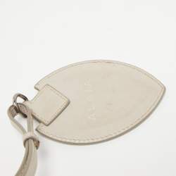 Alaia Beige Lasercut Leather Rose Marie Bucket Bag