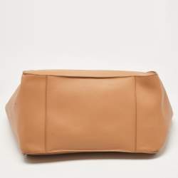 Pre Owned Alaia Brown Vienne Laser Cut Leather Large Lili Tote