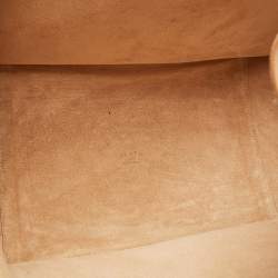 Pre Owned Alaia Brown Vienne Laser Cut Leather Large Lili Tote