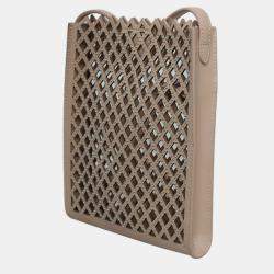 Alaia Sable Pochette Crossbody Bag