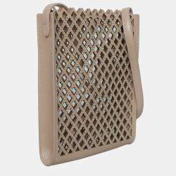 Alaia Sable Pochette Crossbody Bag