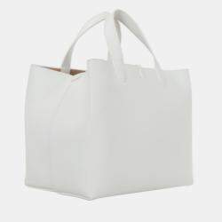 Alaia Leather Cabas PM Two-Way Bag