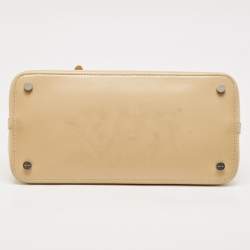 Alaia Light Beige Laser Cut Leather Le Mina 25 Tote