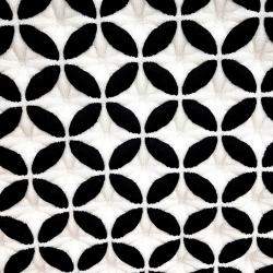 Pre Owned Alaia Black White Fabric Knit Tote Bag