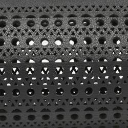 Pre Owned Alaia Black Perforated Leather Tube Shoulder Bag