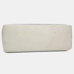 Pre Owned Alaia Beige Leather Laser Cut Mina Bag 44