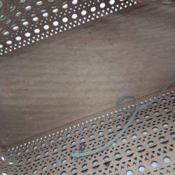 Pre Owned Alaia Beige Leather Laser Cut Mina Bag 44