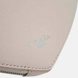 Pre Owned Alaia Beige Leather Heart Bag
