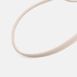 Pre Owned Alaia Beige Leather Heart Bag