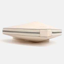 Pre Owned Alaia Beige Leather Heart Bag