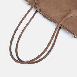 Pre Owned Alaia Brown Suede Le Tekel bag