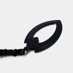 Pre Owned Alaia Black Leather Laser Cut Bucket Bag