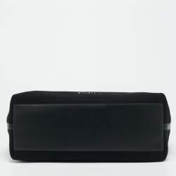 مملوكة مسبقًا حقيبة يد توتس علايا قماش أسود محبوك بشعار