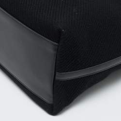 مملوكة مسبقًا حقيبة يد توتس علايا قماش أسود محبوك بشعار