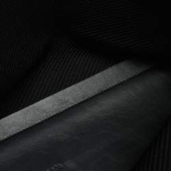 مملوكة مسبقًا حقيبة يد توتس علايا قماش أسود محبوك بشعار