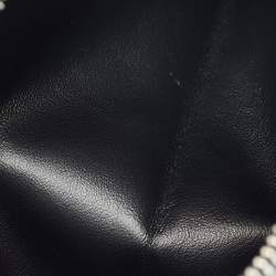 مملوكة مسبقًا حقيبة يد توتس علايا قماش أسود محبوك بشعار