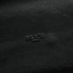 مملوكة مسبقًا حقيبة يد توتس علايا قماش أسود محبوك بشعار