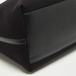 مملوكة مسبقًا حقيبة يد علايا محبوكة بشعار أسود