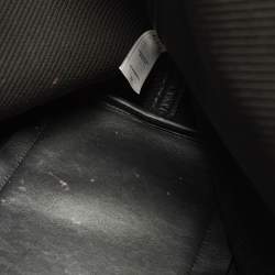 مملوكة مسبقًا حقيبة يد علايا محبوكة بشعار أسود