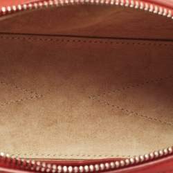 Pre Owned حقيبة كتف عُليّة لو تيكل جلد حمراء صغيرة