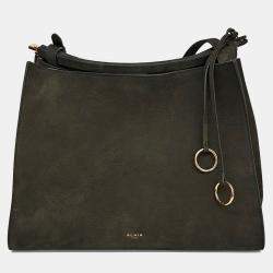 Pre Owned متوسطة عُليا أخضر جلد لو كليك