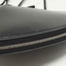 Pre Owned Alaia Le Coeur Black Leather Shoulder Bag