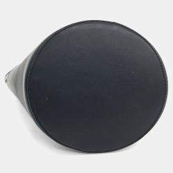 Pre Owned Alaia Black Leather Bucket Bag