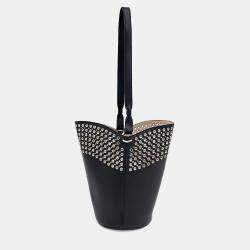 Pre Owned Alaia Black Leather Bucket Bag