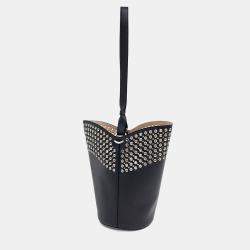 Pre Owned Alaia Black Leather Bucket Bag