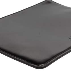 Pre Owned Alaia Black Leather Zip Slim Pouch